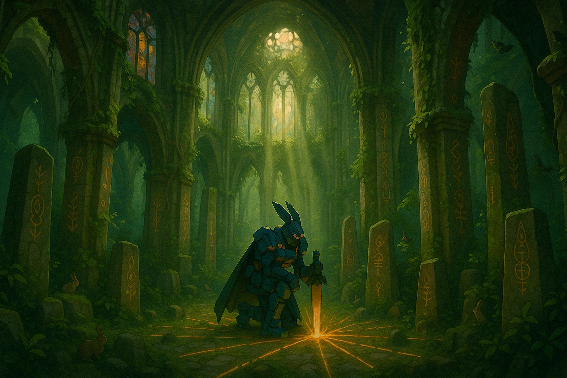 Image for mechaBUN: the cathedral at the root of the world drop